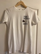 Biały tshirt damski z napisem