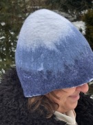 Czapka do sauny, Handmade Sauna Hat Merino , Natural Felted Hat , Spa Gift,