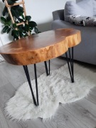 Stolik kawowy Jesion +żywica epoksydowa 