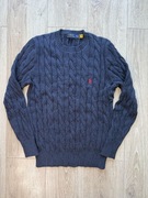 Sweter Polo Ralph Lauren Cable Knit Granatowy r.S