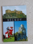 Słowacja Zamek Beckov - magnes na lodówkę