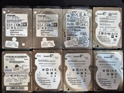 Zestaw Dyski twarde HDD 2,5” 8x | 320–640 GB | SMART OK