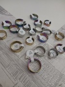 50 pierścionków różne rozmiary