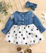 Sukienka tiul opaska na głowę roz 80