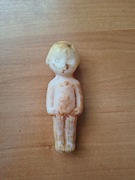 Stara figurka-lalka z lat 50. XX wieku - vintage PRL