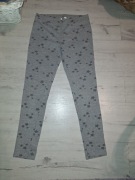 Legginsy z kieszeniami r. 146 szare w gwiazdki  tregginsy 