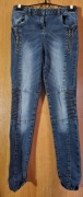 Spodnie jeansy roz. 135/140