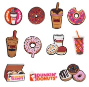 Extra zestaw 11 nowych przypinek do Crocs, Jibbitz , Dunkin Donuts
