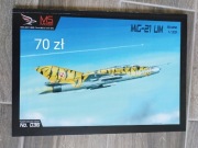 Model kartonowy MiG-21 UM