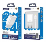 Ładowarka JELLICO  USB do iPhone Szybka 2,4A ( kabel USB do Lightning)