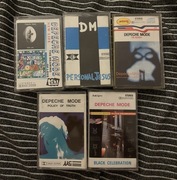 zestaw mc kasety magnetofonowe depeche mode