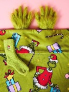 Koc świąteczny Grinch 130x160 + Gratis skarpetki 