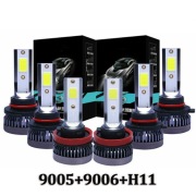 9005 + 9006 + H11 LED Combo Zestaw świateł 30W