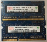 4GB(2x2) PC3-10600S 1Rx8 HYNIX HMT325S6BFR8C-H9