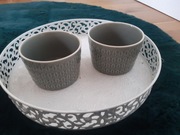 Zestaw kawowy do herbaty 2 czarki filiżanki  + dzbanek 