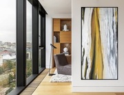 Abstrakcja DUŻY NOWOCZESNY Obraz strukturalny na płótnie ręcznie malowany 