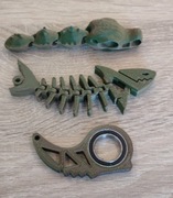 Zestaw keyrambit+flexi rekinek+flexi czaszka