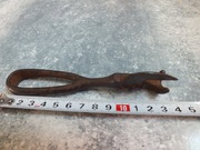 zabytki PRL otwieracz metalowy do puszek 14cm VINTAGE kolekcja RETRO