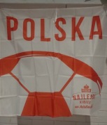 Flaga kibica POLSKA Tyskie 100x100cm