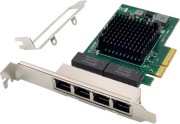Czteroportowy adapter serwerowy PCIe
