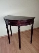 Stolik, konsolka, drewno egzotyczne