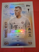 TOPPS MATCH ATTAX 2025-2026 CUP CHAMPION MANUEL NEUER FC BAYERN MUNCHEN 357