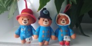 3 misie Paddingtony małei maskotki