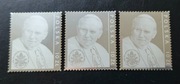 Fi 3867 ** 2003 Srebrny Znaczek 925/1000 Jan Paweł II 3 sztuki