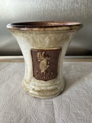 Ceramiczny kufel do piwa Roger Guérin Belgia, Nivelles (E.V.O.), ok. 1950