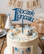 Topper na tort na urodziny, imieniny, rocznice, ślub 