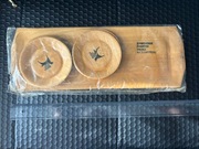 Zestaw reklamowy PRL – tacka + podkładki ZAMOJSKIE FABRYKI MEBLI (nowy)