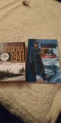 2 książki Moskwa 1941 Stalingrad 1943 za obie