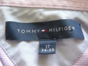Tommy Hilfiger firmowa koszula męska XL 17 długi rękaw pachy 124 cm paski
