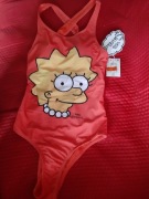 Strój kąpielowy pomarańczowy z Groening s Cropp 