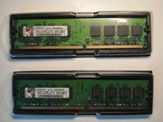  2GB 2x1GB Kingston KVR667D2N5K2/2G DDR2