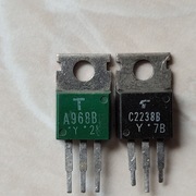 Tranzystory 2SA968 / 2SC2238  Toshiba