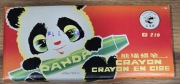 Pamiątki z PRL - chińskie kredki świecowe Panda