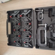 Zestaw 16 ścisków stolarskich Parkside