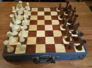 Szachy drewniane 