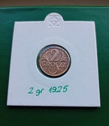 2 grosze 1925 w holderze 
