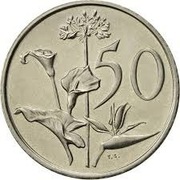 50 CENTÓW POŁUDNIOWO AFRYKAŃSKICH 1974