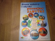 Łamigłówki naklejki dla dzieci Przez zabawę i zbytki poznajemy zabytki