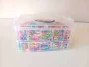 duży zestaw gumek gumki do robienia bransoletek bizuterii mix kolorow