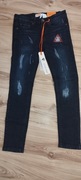 spodnie STONE EDGE RIP SUPER SKINNY STRETCH FIT DALLAS BOYS W28 14lat