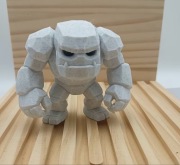 Figurka Gothic inspirowana kamienny golem |Druk 3D