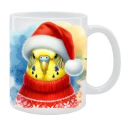 KUBEK Papuga Falista NA ŚWIĘTA, PREZENT, PERSONALIZOWANY, 24HWYS