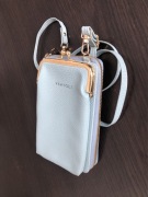 SOHO exclusive torebka skóra ekologiczna niebieski