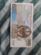 Banknot obiegowy 500 zł 