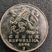 5 koron moneta czeska republika 2006