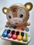 INTERAKTYWNE PIANINKO TYGRYSEK 3+ z DŹWIĘKAMI ZWIERZĄT i PIŁECZKAMI !